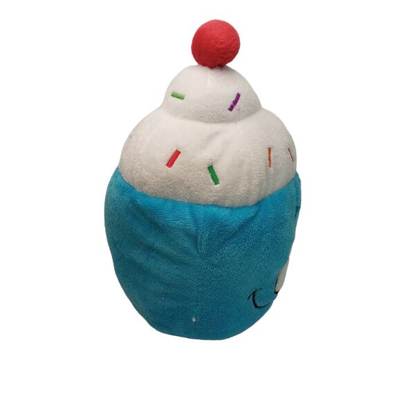 Squishmallow Sugar Loaf Ice Cream Plush 11" Blue Sprinkles Cupcake Pillow Toy - Picture 15 of 16
